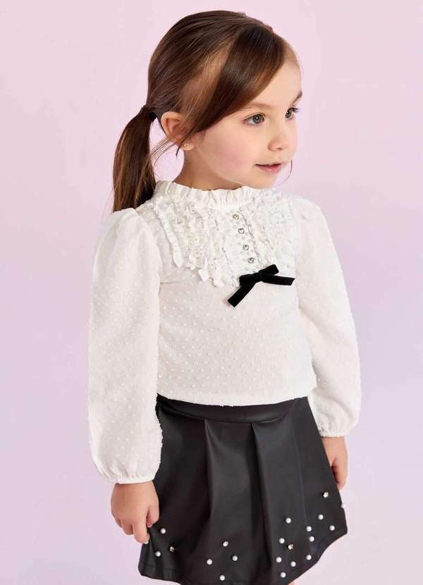 Petit Cherie - Conjunto Infantil Petit Cherie Preto Preto