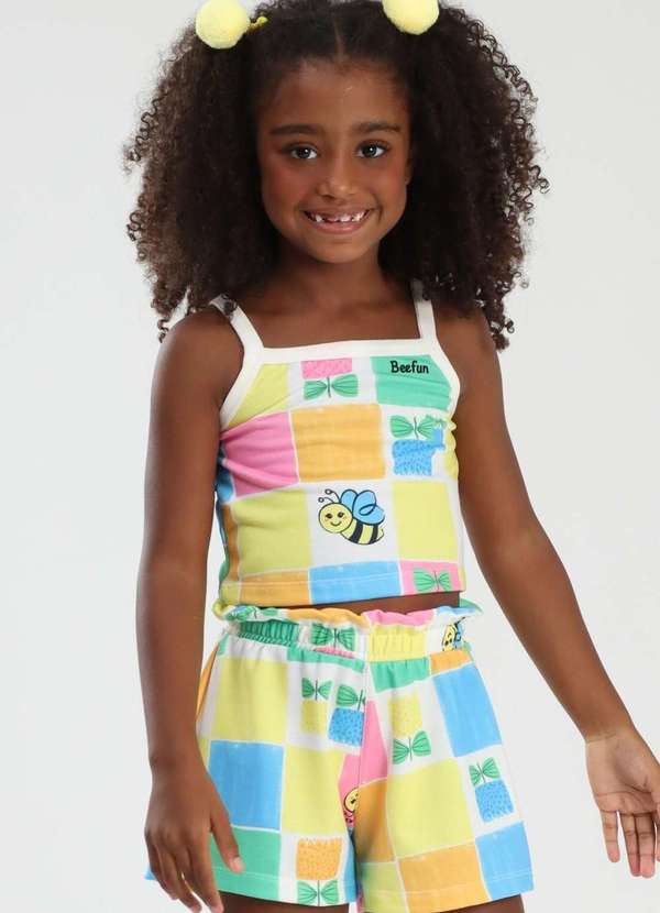 Mylu - Conjunto Infantil Regata Menina Mylu Azul