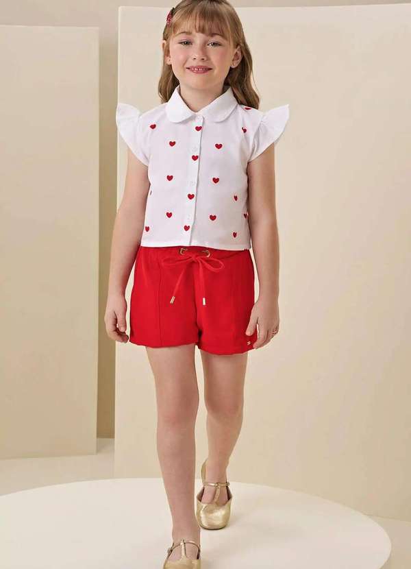 Infanti - Conjunto Menina Camisa Estampado Infanti Estampado