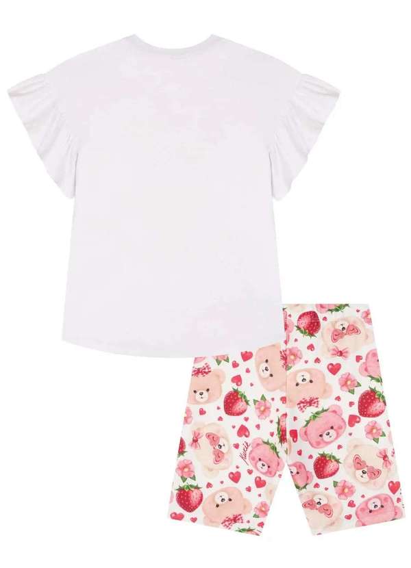 Kukiê - Conjunto Menina Estampado Vermelho Kukiê Vermelho 3