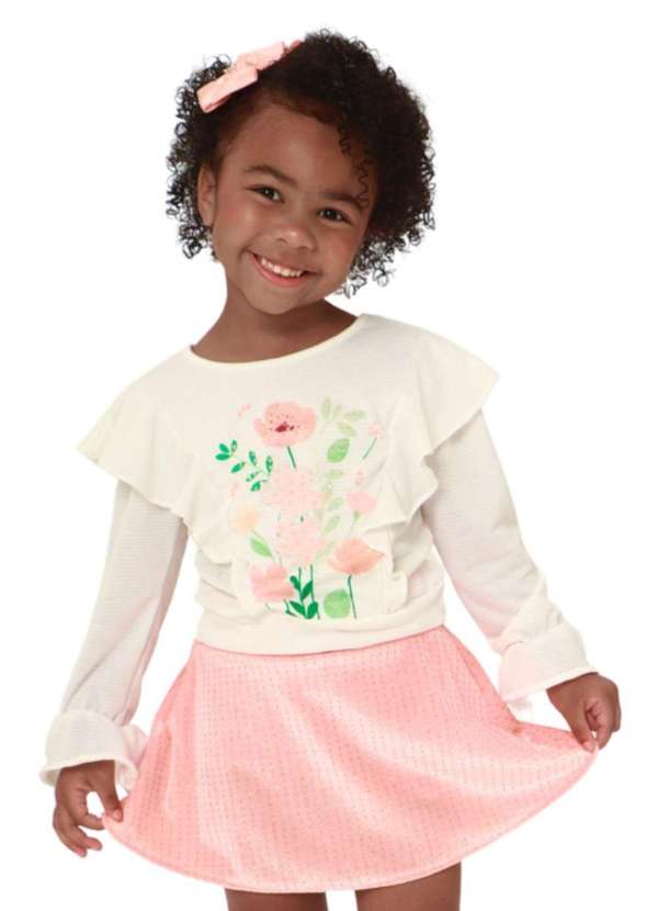 Carol e Dani - Conjunto Menina Infantil Estampado Carol e Dani Estampado