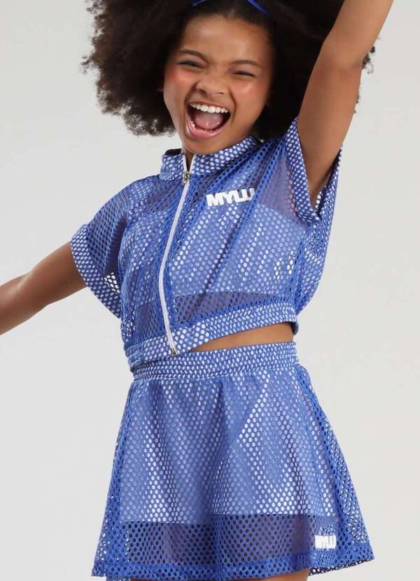 Mylu - Conjunto Menina Infantil Mylu Azul