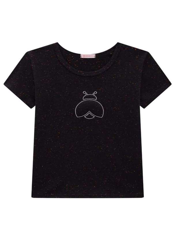 Somni - Conjunto Menina Preto Shorts Somni Preto 2