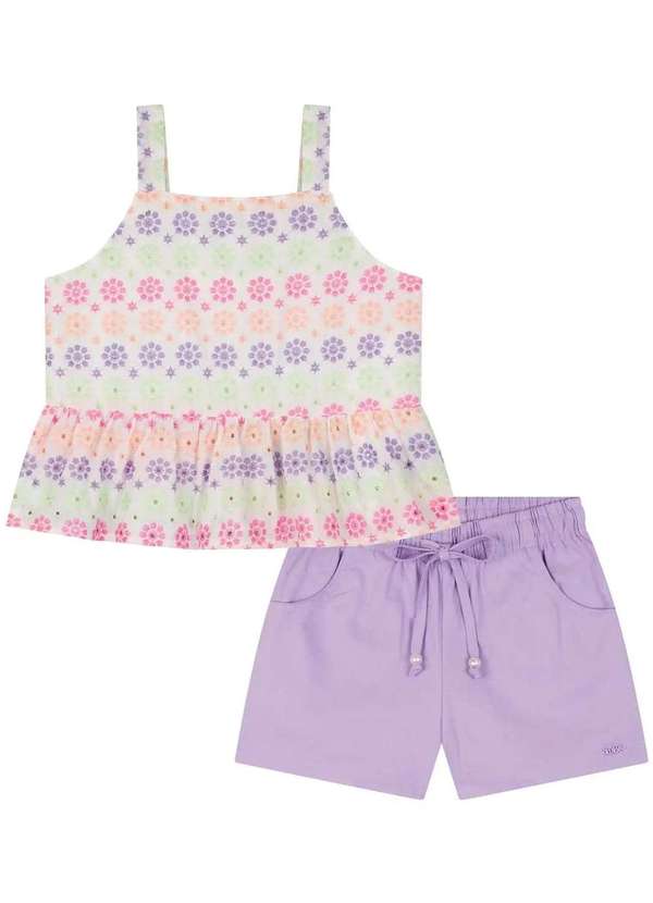 Kukiê - Conjunto Shorts Regata Estampado Kukiê Estampado 2