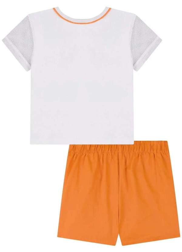 Kukiê - Conjunto Shorts Saia Menina Kukiê Estampado 3