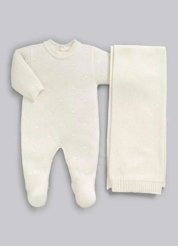 Anjos Baby - Kit Maternidade Longo Menina Anjos Baby Off White