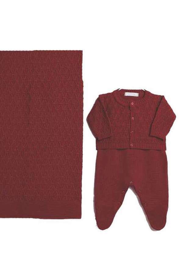 Mundo Faz de Conta - Kit Maternidade Vinho Infantil Mundo Faz de Conta Vermelho