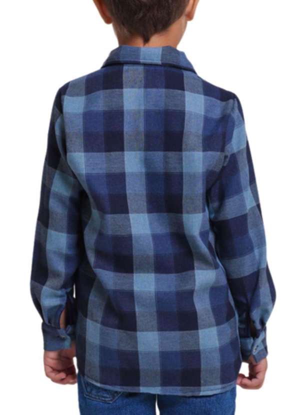 Muvilê - Camisa Xadrez Menino Azul Muvilê 8 Ao 12 Azul 2