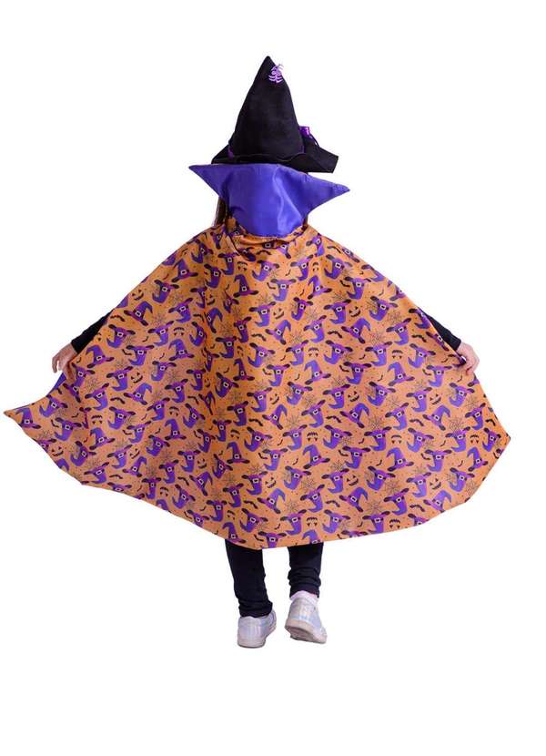 Douvelin - Capa Infantil Chapéu Roxo Halloween Douvelin Roxo 4