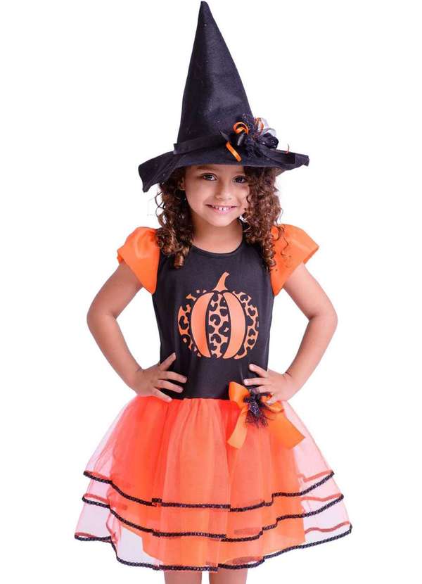 Douvelin - Fantasia Infantil Halloween Laranja Douvelin Laranja 1