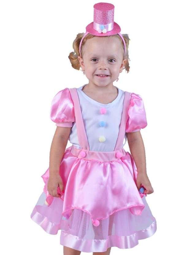 Muvilê - Fantasia Infantil Menina Muvilê Estampado