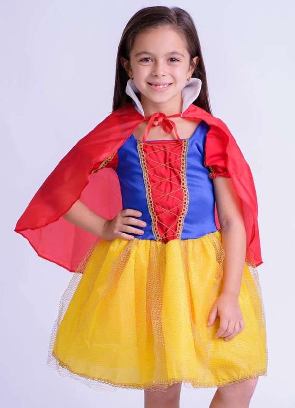 Muvilê - Fantasia Infantil Menina Muvilê Estampado