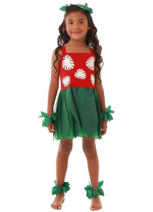 Muvilê - Fantasia Infantil Menina Muvilê Estampado