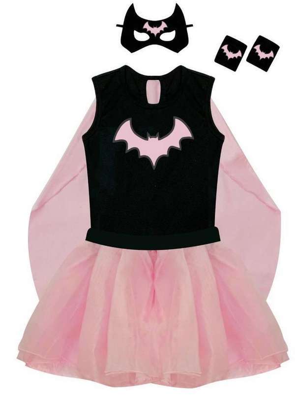 Douvelin - Fantasia Infantil Temática Carnaval Menina Estampado