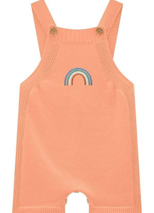 Infanti - Macacão Bebê Tricot Laranja Infanti Laranja