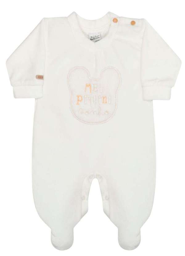 Sonho Mágico - Macacão de Bebê Sonho Mágico Plush Off-White Off White