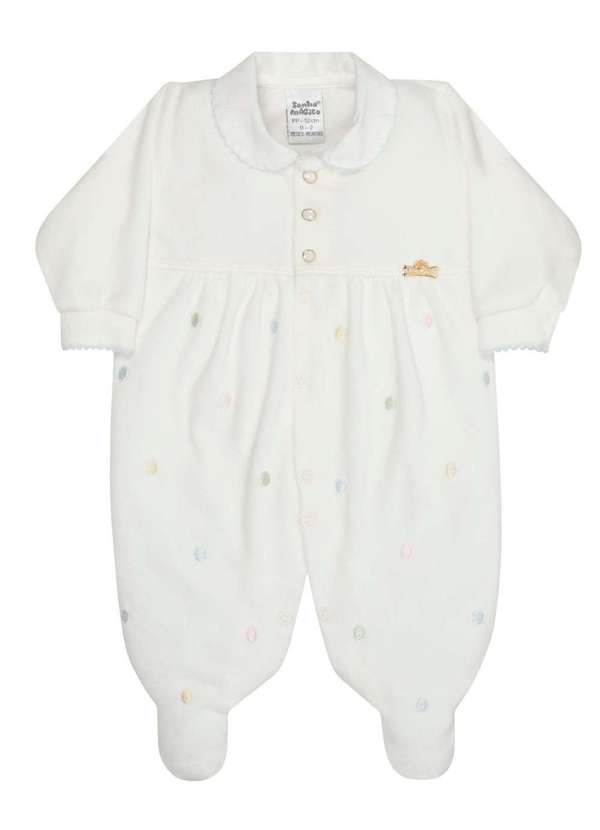 Sonho Mágico - Macacão Longo Off White Sonho Mágico Natural