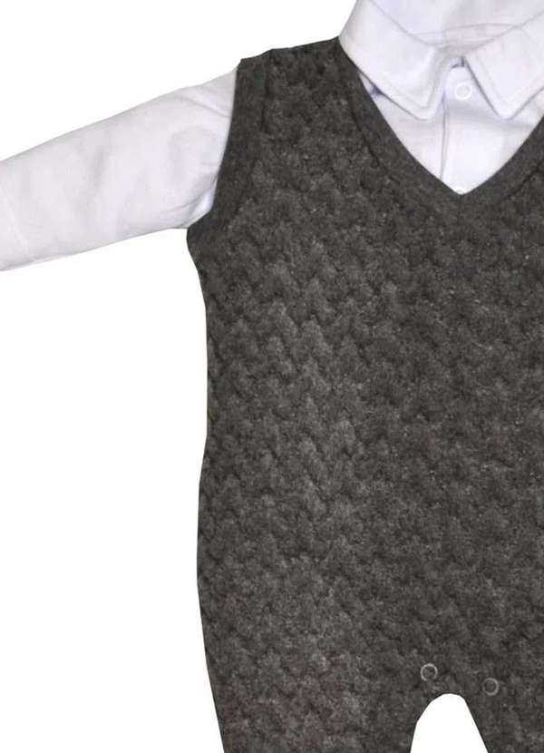 Tilly Baby - Macacão Softy Body Chumbo Infantil Tilly Baby Mescla 2