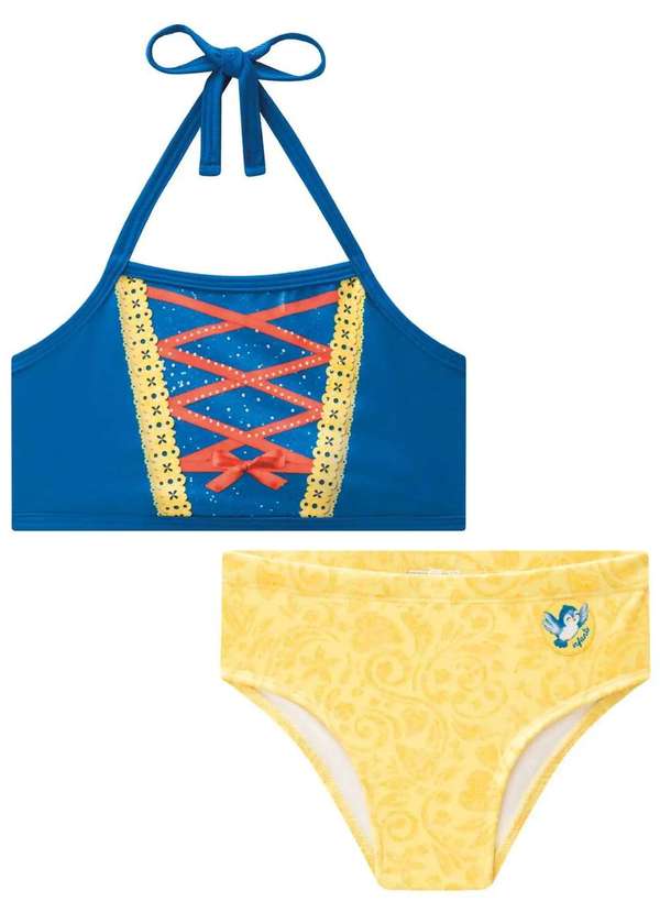 Infanti - Biquíni em Malha Uv Dry com Proteção Uv 50 Infanti Azul