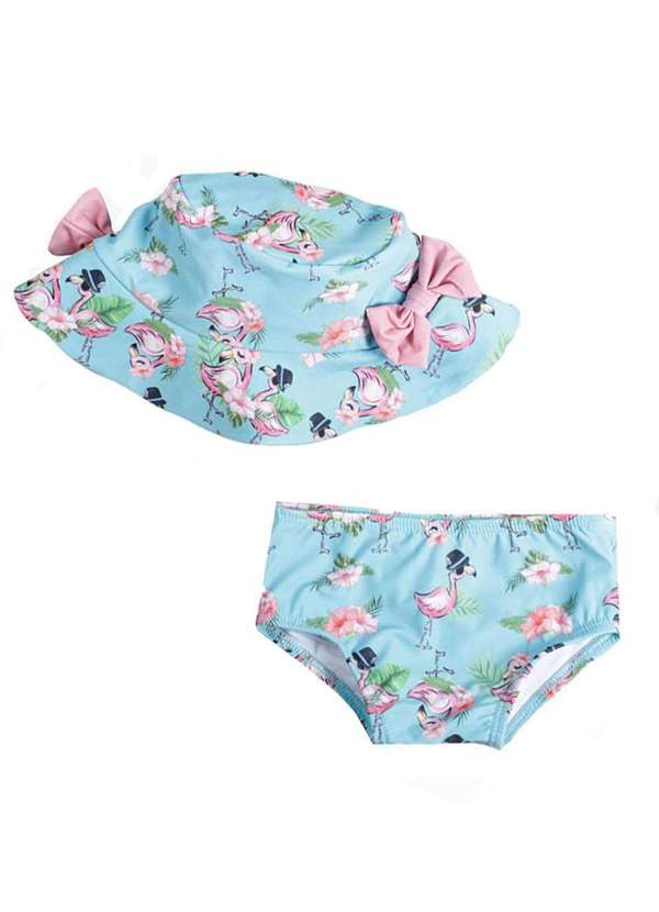 Banana Sungas - Biquíni Estampado Azul Pupi Estampado 1