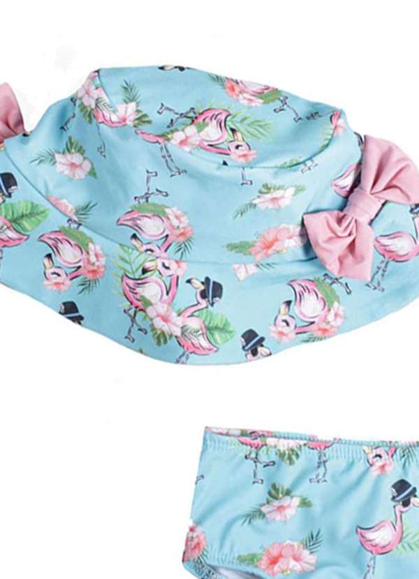 Banana Sungas - Biquíni Estampado Azul Pupi Estampado 2