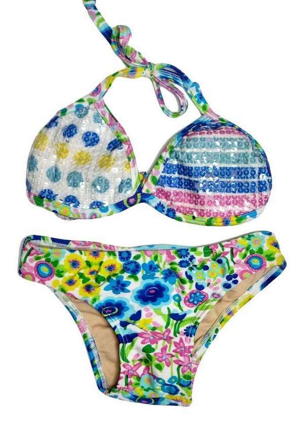 Viva Flor - Biquíni Estampado Colors Viva Flor Estampado