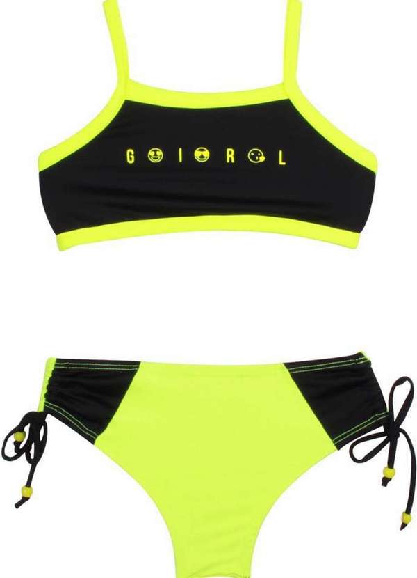 Banana Sungas - Biquini Infantil Amarelo Smile Banana Sungas Amarelo