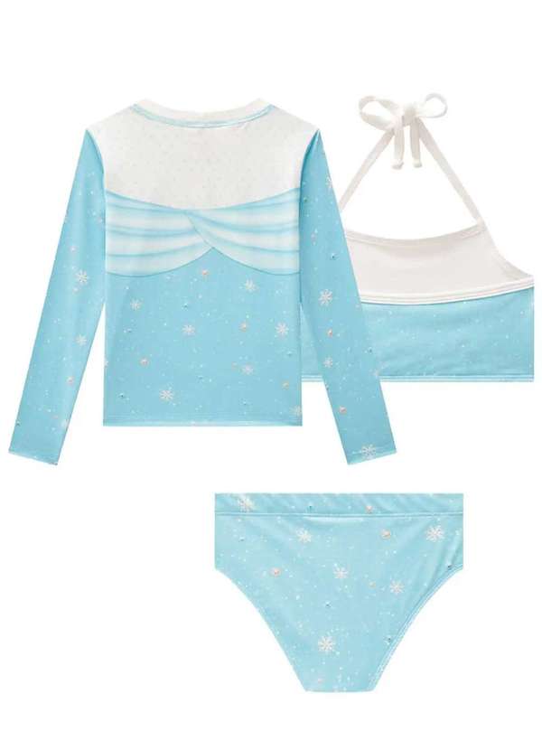 Infanti - Biquíni Infantil em Malha Uv Dry com Proteção Uv 50 Infanti Azul 3