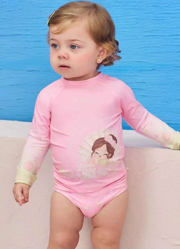 Infanti - Conjunto de Blusa e Calcinha em Malha Uv Infanti Estampado