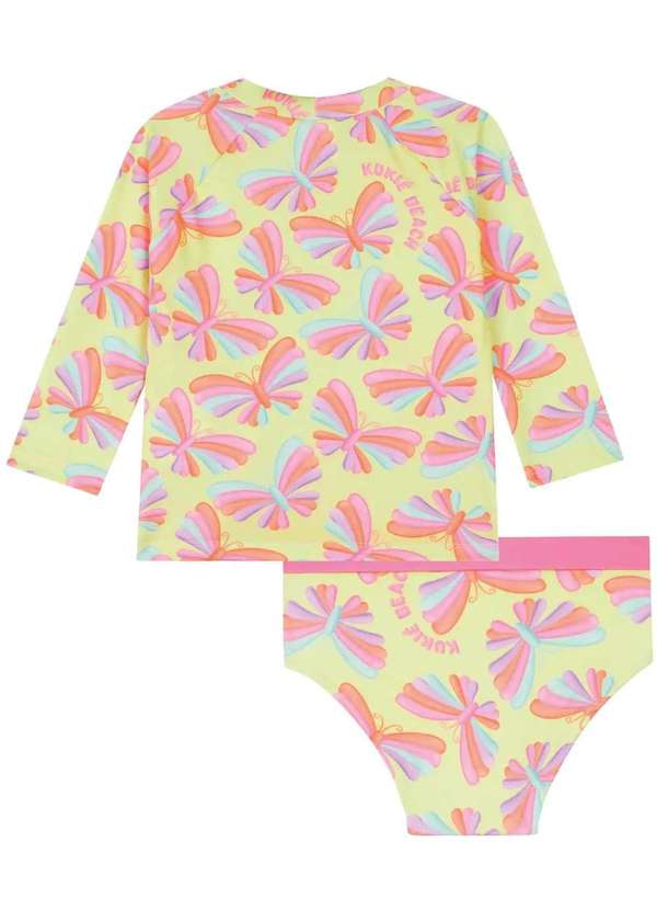 Kukiê - Conjunto Kit Praia Uv Menina Kukiê Estampado 3