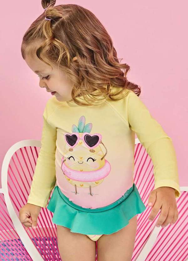 Infanti - Maiô Estampado Menina Infanti Estampado