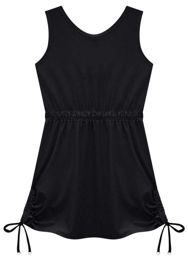 Vic&vicky - Saída de Praia em Malha Uv Vic&Vicky Preto