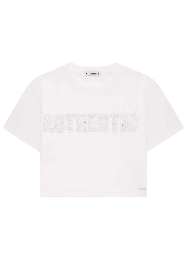 Lilimoon - Blusa Cropped Branca Lilimoon Branco