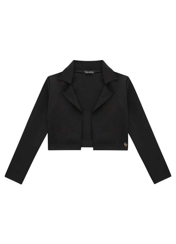 Vic&vicky - Cropped Blazer Preto Vic&Vicky Preto