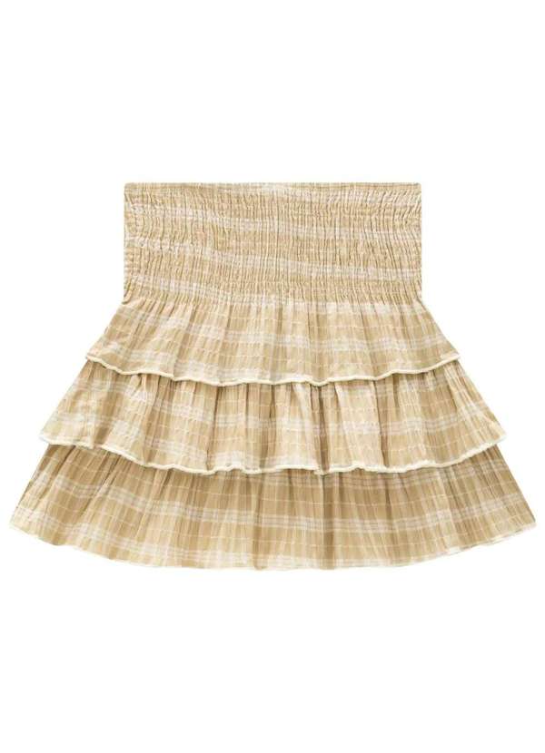 Vic&vicky - Saia Bege Infantil Menina Vic&Vicky Bege 2