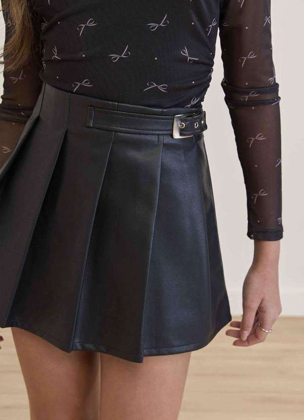 Vanilla Cream - Saia Infantil Juvenil Preto Vanilla Cream Preto 2