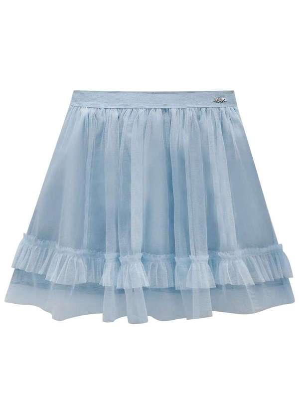 Kukiê - Saia Tule Azul Kukiê Azul