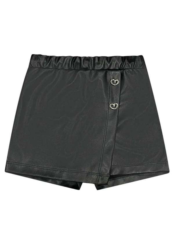 Infanti - Shorts Saia Menina Infantil Preto Infanti Preto 1