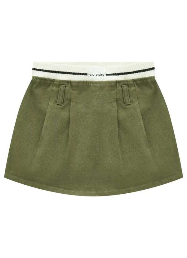 Vic&vicky - Shorts Saia Menina Verde Vicvicky Verde