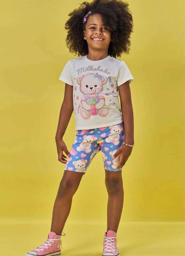 Kukiê - Biker em Fly Tech Kukiê Infantil Menina Estampado