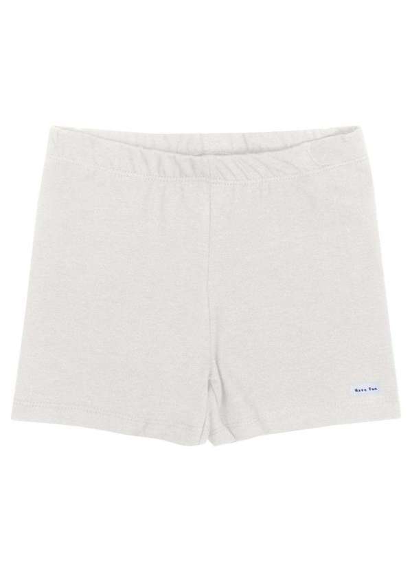 Have Fun - Short Menina Off Have Fun Off White
