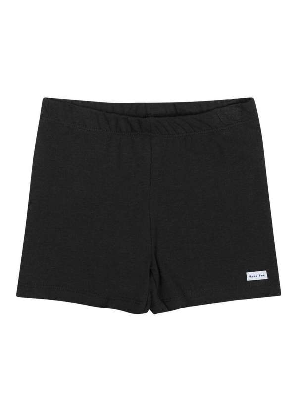 Have Fun - Short Menina Preto Have Fu Preto