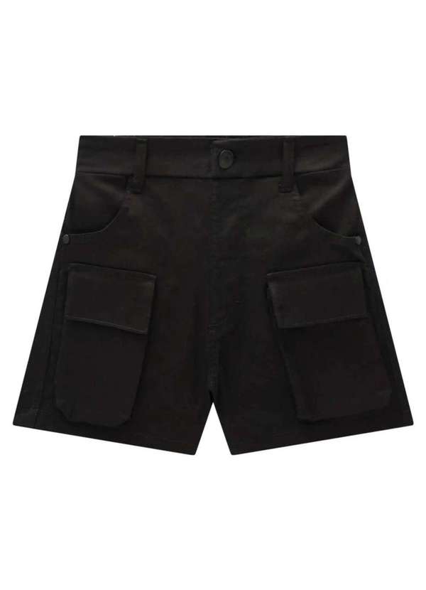 Lilimoon - Shorts Juvenil Menina Preto Lilimoon Preto
