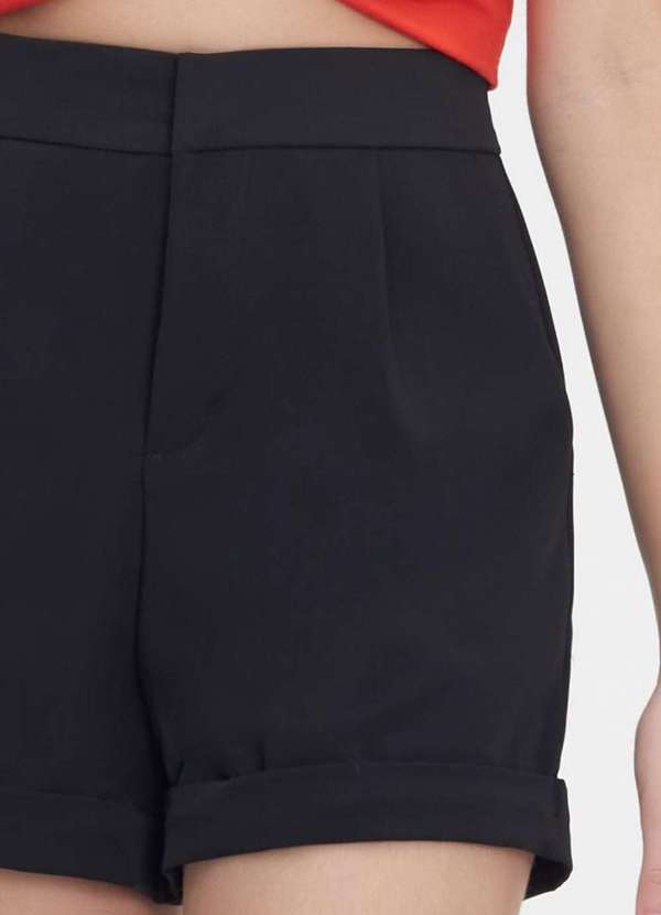 Bobbylulu - Shorts Preto Cetim Infantil Bobby Lulu Preto 2