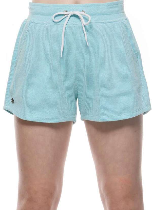 Poah Banana - Shorts Tricot Teens Menina Azul Poah Noah Azul