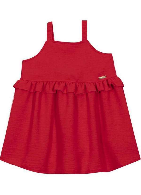 Nini&bambini - Vestido Bebê Vermelho Nini & Bambini Vermelho