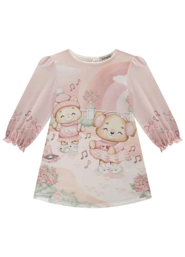 Infanti - Vestido com Bolsa Menina Infanti Estampado