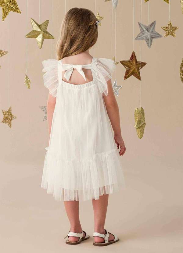 Mon Sucré - Vestido de Festa Menina Mon Sucré Branco 2