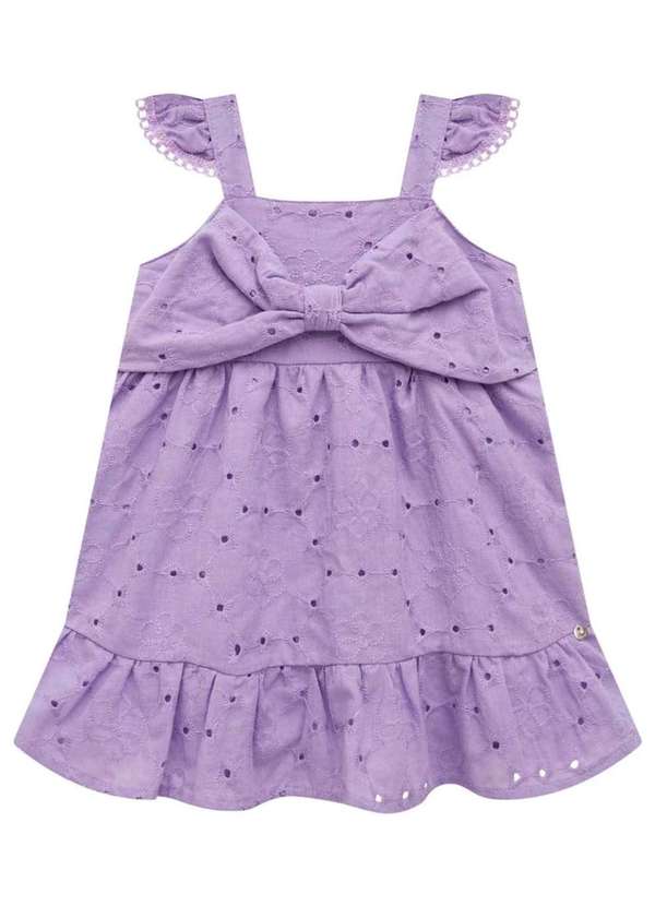 Infanti - Vestido em Laise Romantic Lilás Infanti Lilás