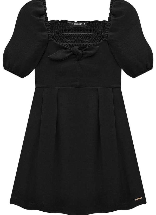 Lilimoon - Vestido em Linho Sena Lilimoon Preto